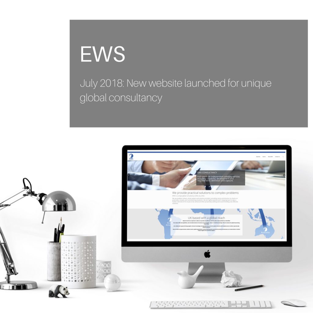 EW Solutions rebrands to EWS and launches new website.