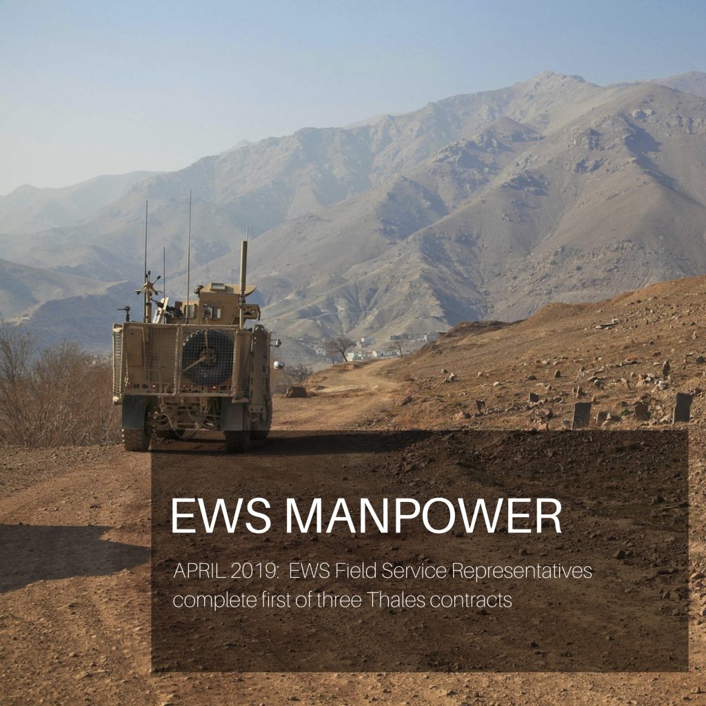 EWS Field Service Representatives complete first of three Thales contracts