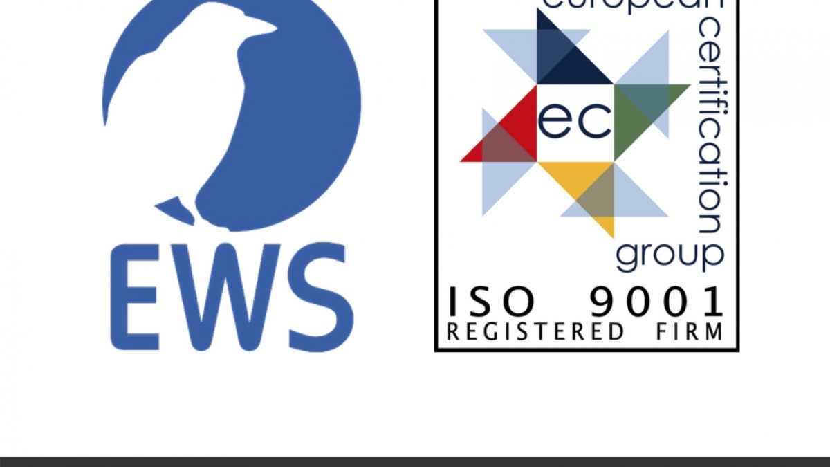 EWS achieves ISO 9001:2015 certification