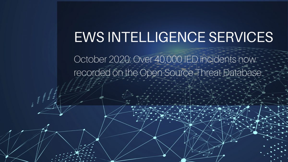 The OSTD is the world's leading improvised threat intelligence source from EWS