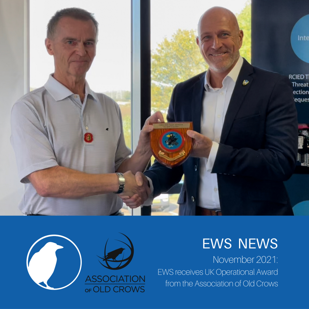 UK Operational Award given to EWS by the Association of Old Crows EWS