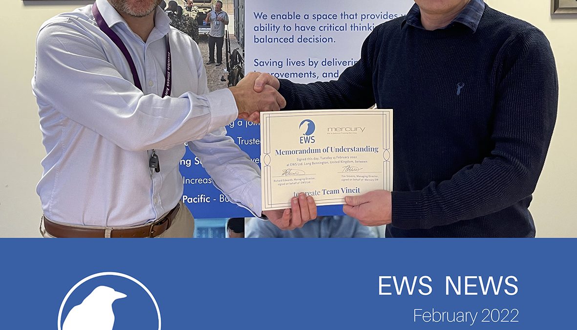 EWS Ltd and Mercury EW Ltd sign a Memorandum of Understanding to create Team Vincit