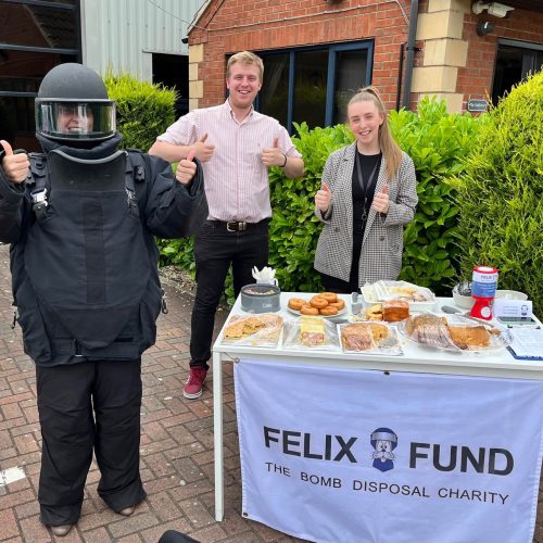 EWS, raising money for the Felix Fund as part of Armed Forces Week