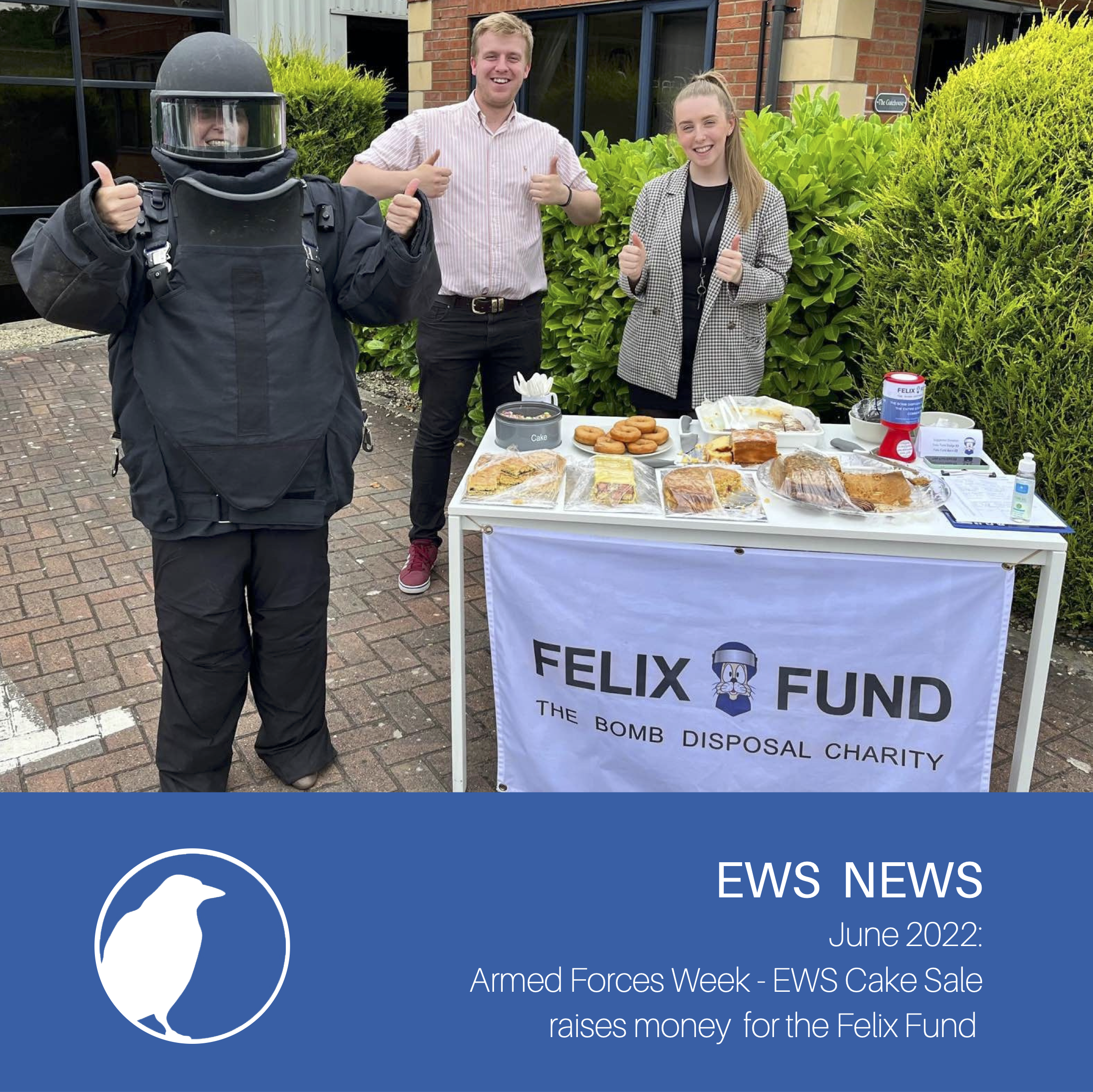 EWS raises money for The Felix Fund as part of Armed Forces Week