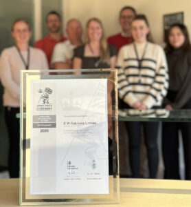 EWS is very proud to be a recipient of the ERS Silver Award