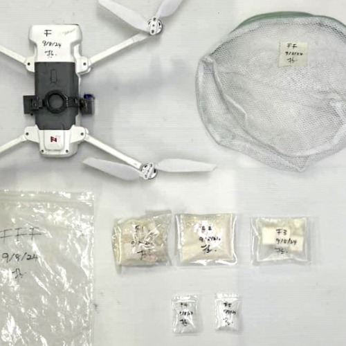 10000 Malaysia UAV drug prison drop